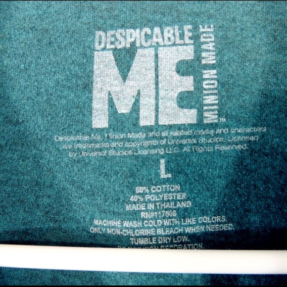 Despicable Me Minion Mens Graphic Tee Green Size L - Picture 4 of 5